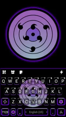 Purple Sharingan Background android App screenshot 0